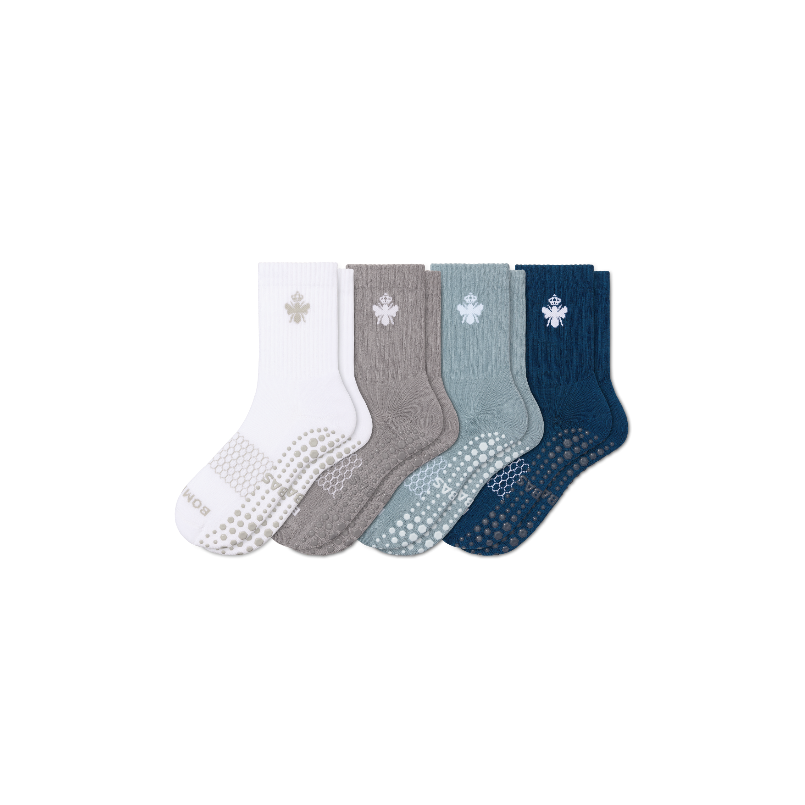 Men's Gripper Half Calf Sock 4-Pack