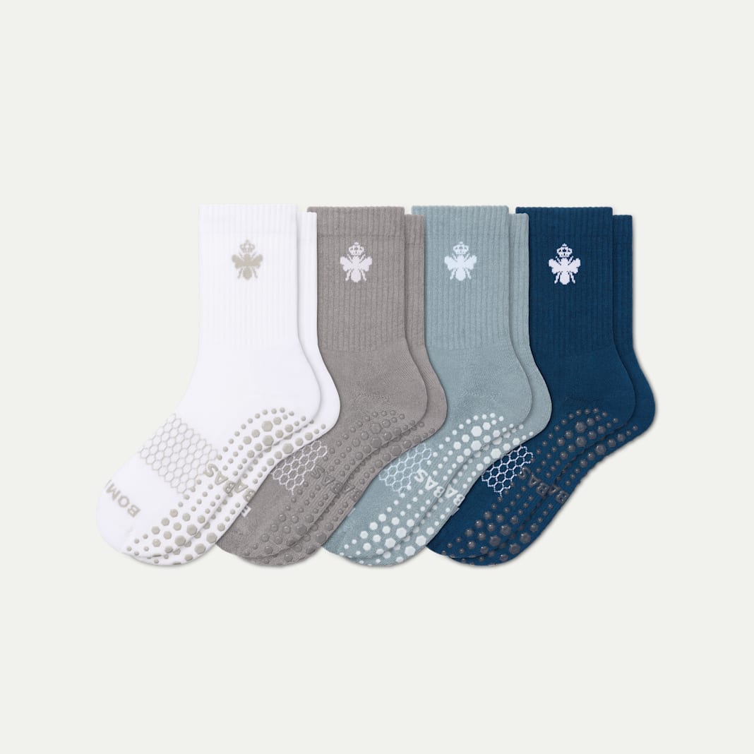 Women's Gripper Half Calf Sock 4-Pack