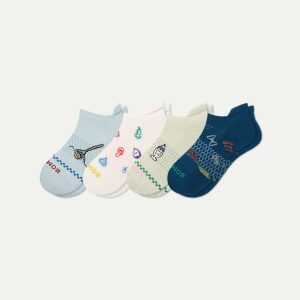 Youth Dinner Party Ankle Sock 4-Pack
