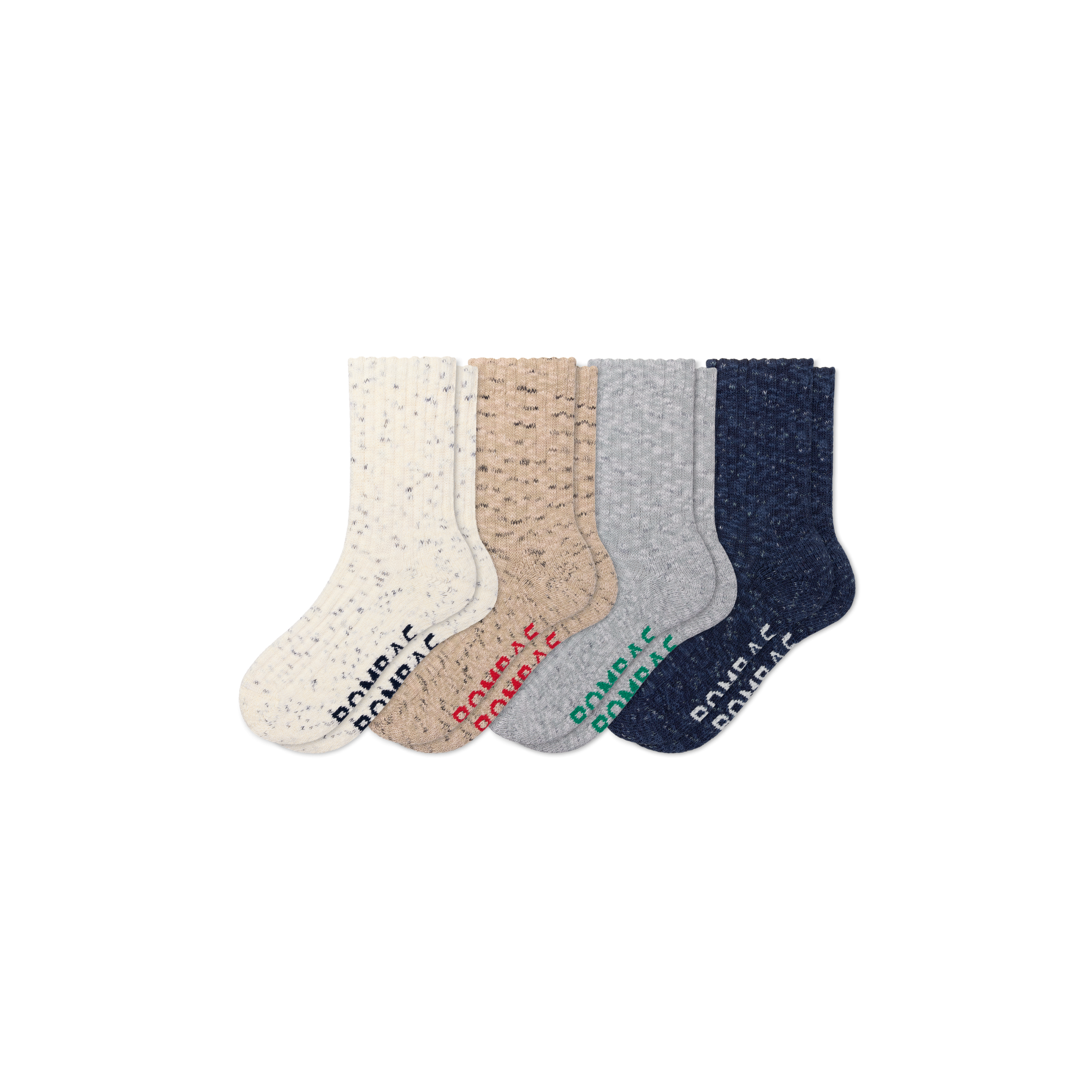 Men's Chunky Ragg Half Calf Sock 4-Pack - Image 6