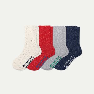 Women's Chunky Ragg Half Calf Sock 4-Pack