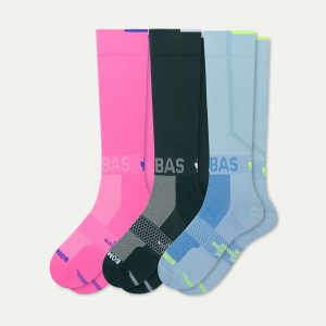 Women's Sport Compression Knee High Sock 3-Pack (20-30mmHg)