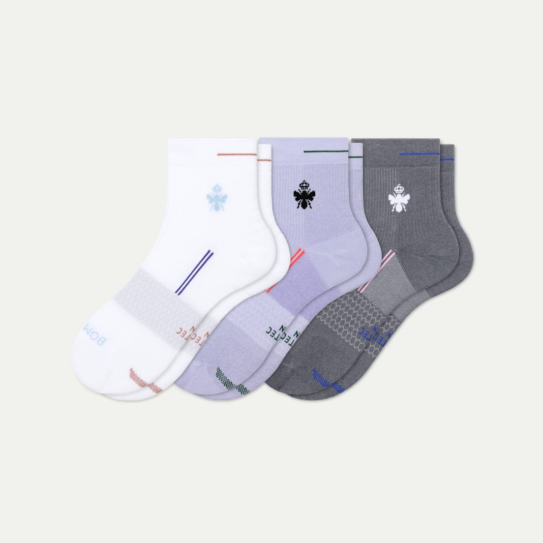 Women's Run Quarter Sock 3-Pack