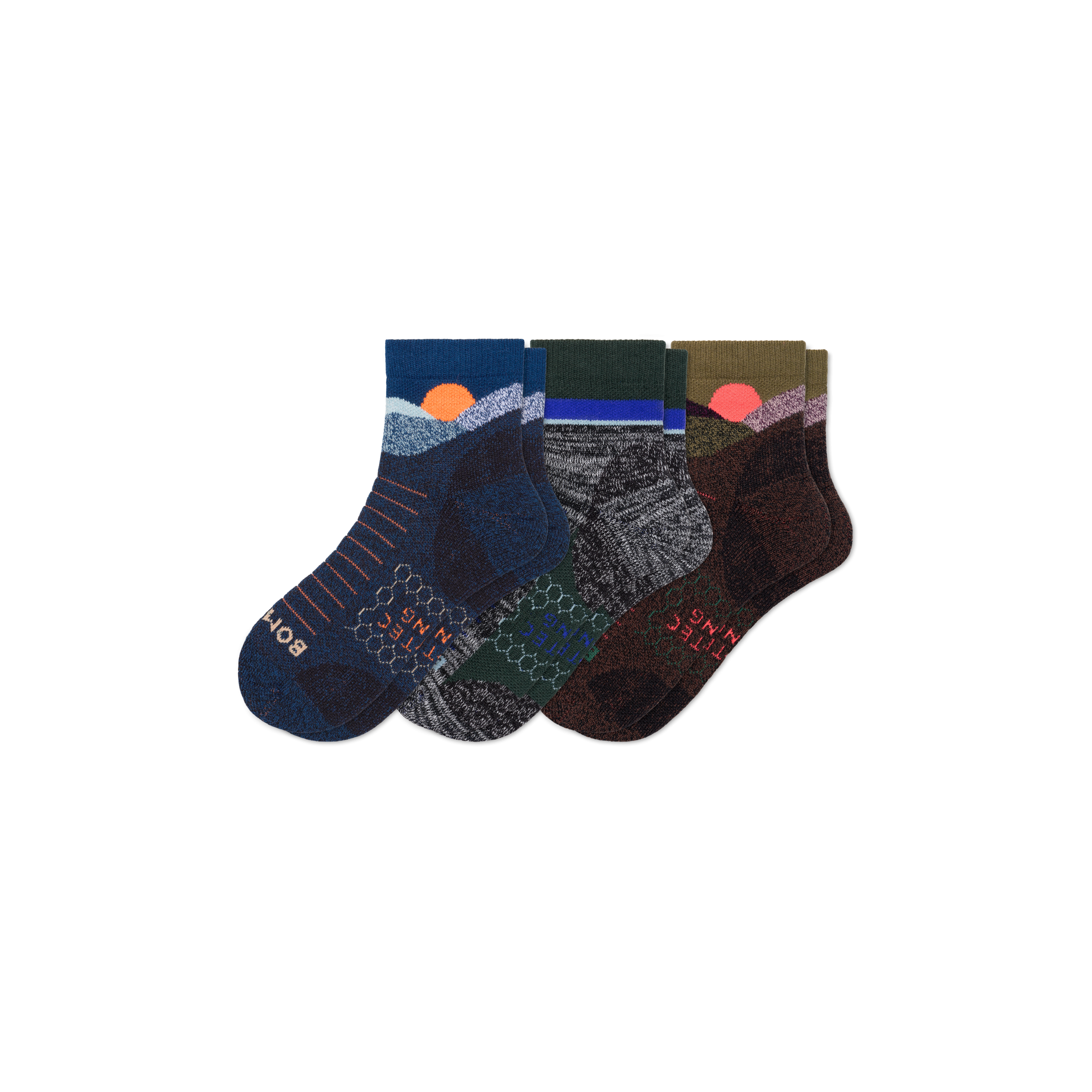 Men's Hiking Quarter Sock 3-Pack