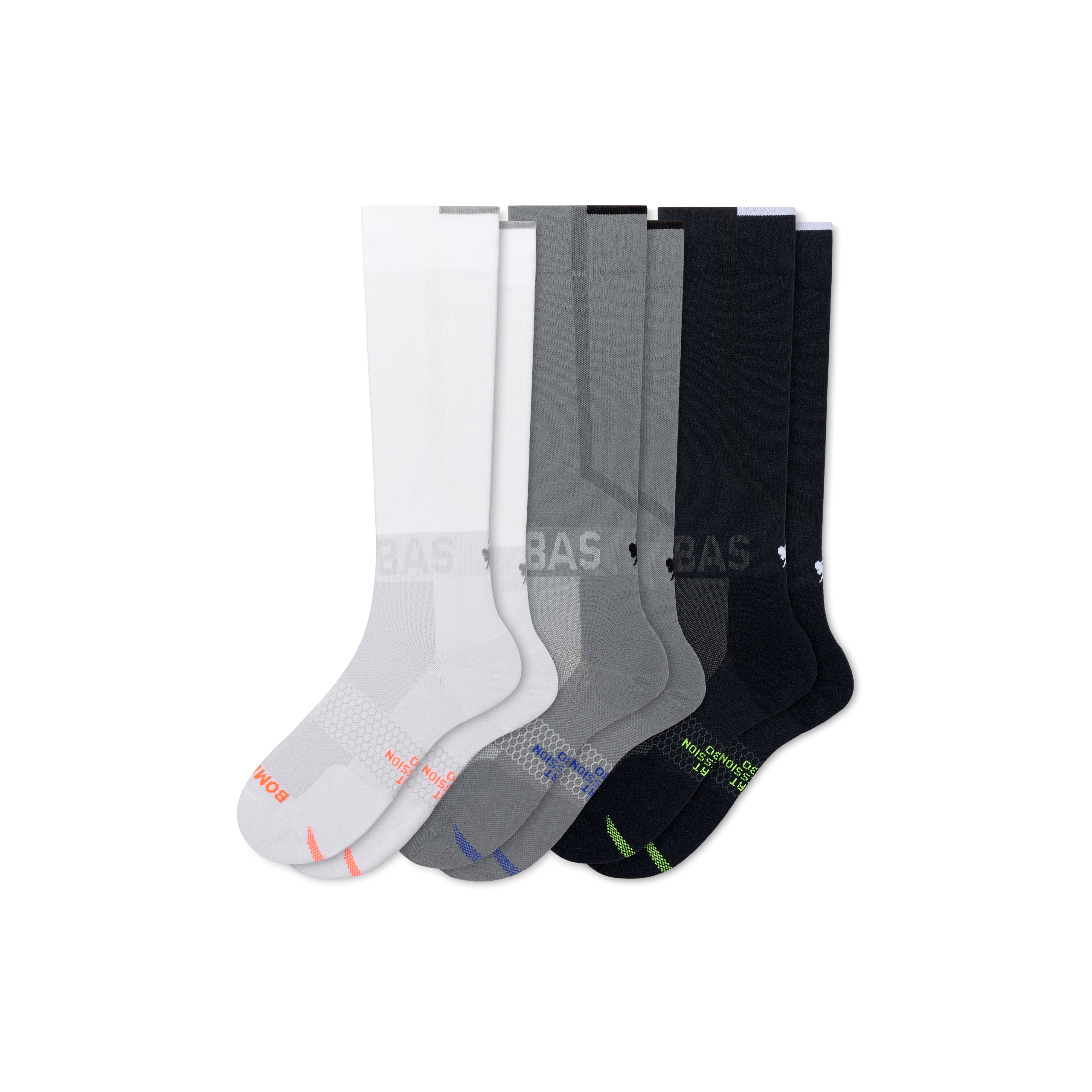 Men's Sport Compression Knee High Sock 3-Pack (20-30mmHg) - Image 5
