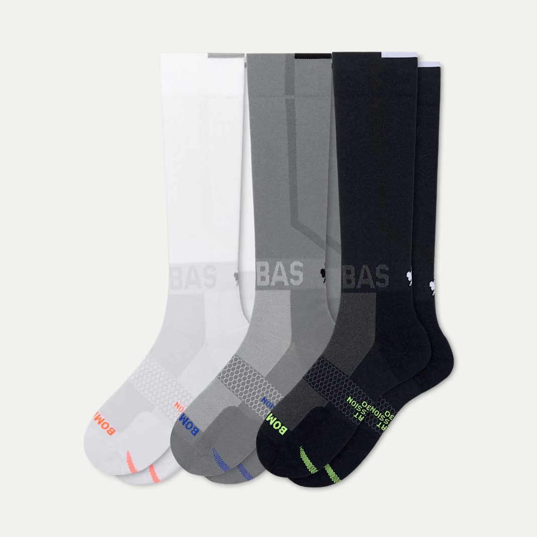 Women's Sport Compression Knee High Sock 3-Pack (20-30mmHg) - Image 5
