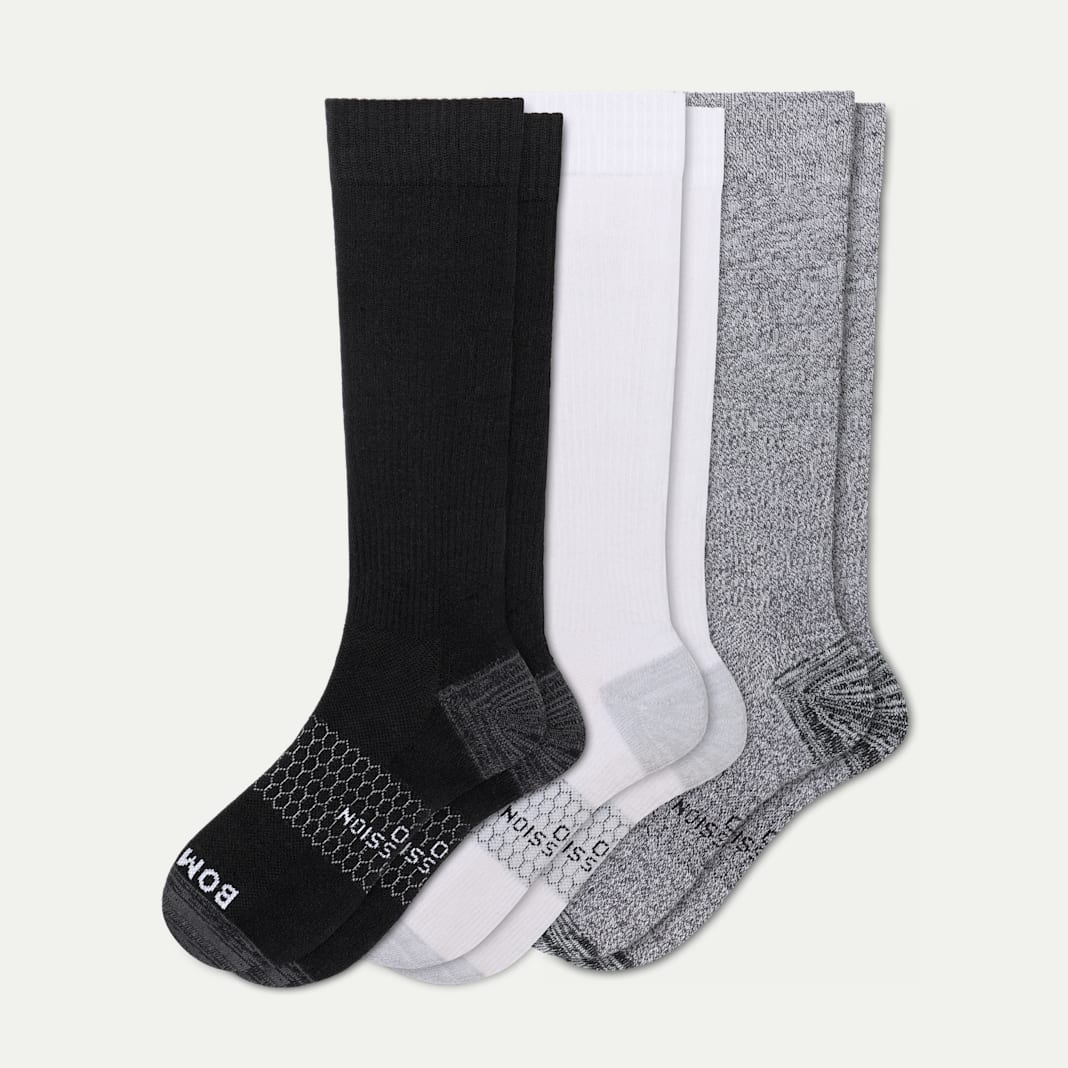 Women's Medical Grade Compression Knee High Sock 3-Pack (20-30mmHg) - Image 5