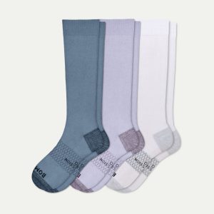 Women's Medical Grade Compression Knee High Sock 3-Pack (20-30mmHg)