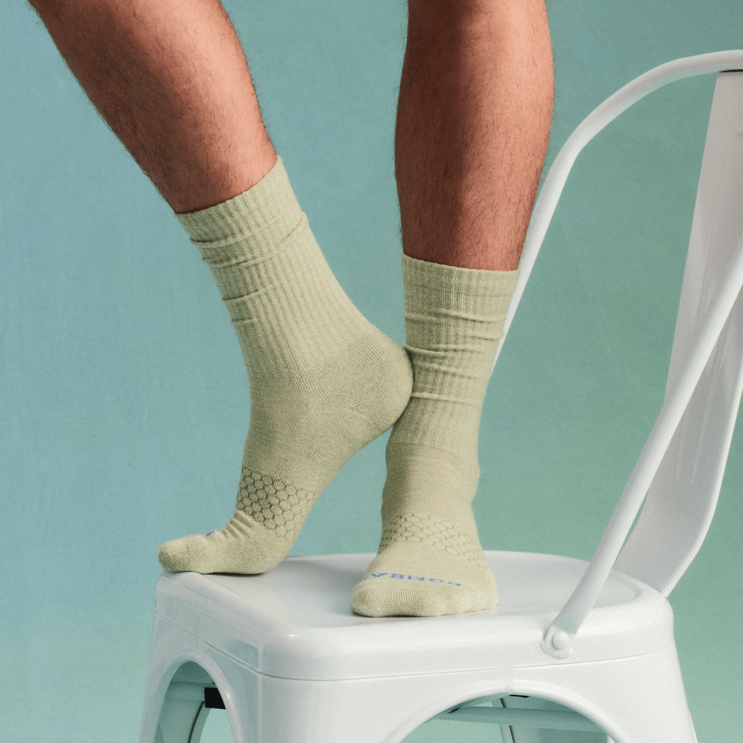Men's Marl Calf Socks - Image 2