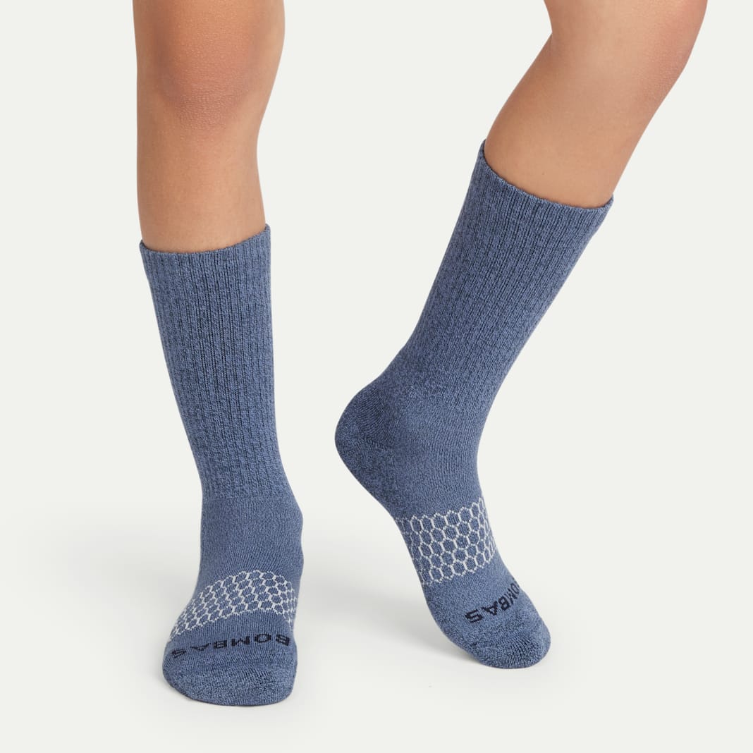 Youth Marl Calf Sock 4-Pack - Image 5