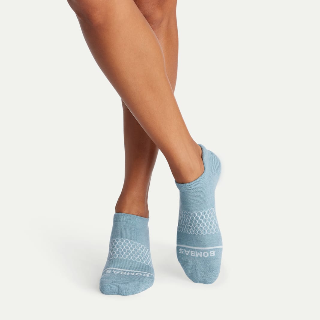 Women's Merino Wool Blend Ankle Socks - Image 3