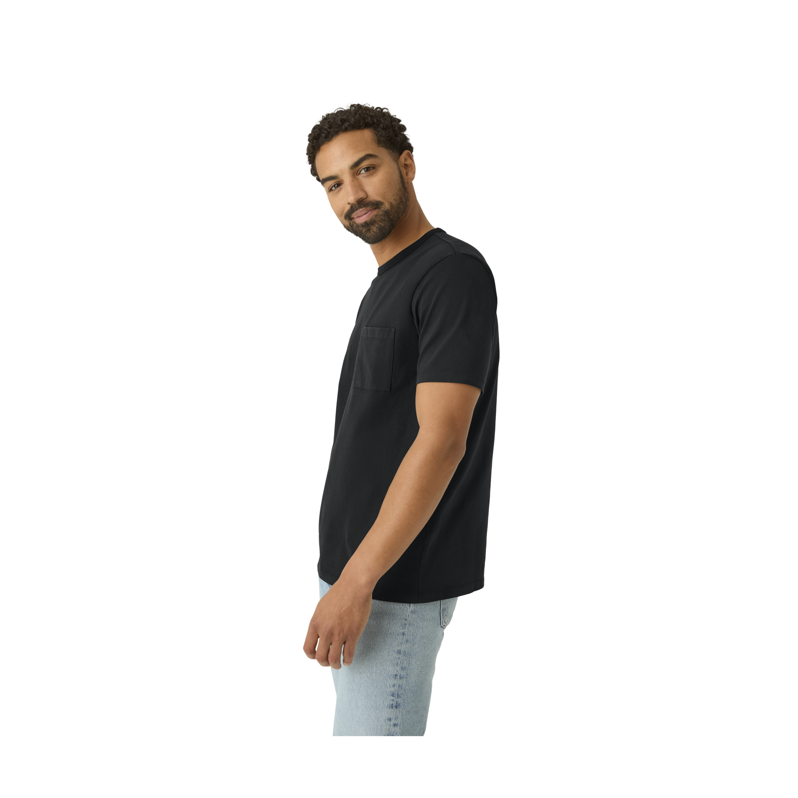 Men’s Premium Weight Pocket Crew Neck T-Shirt 3-Pack - Image 4