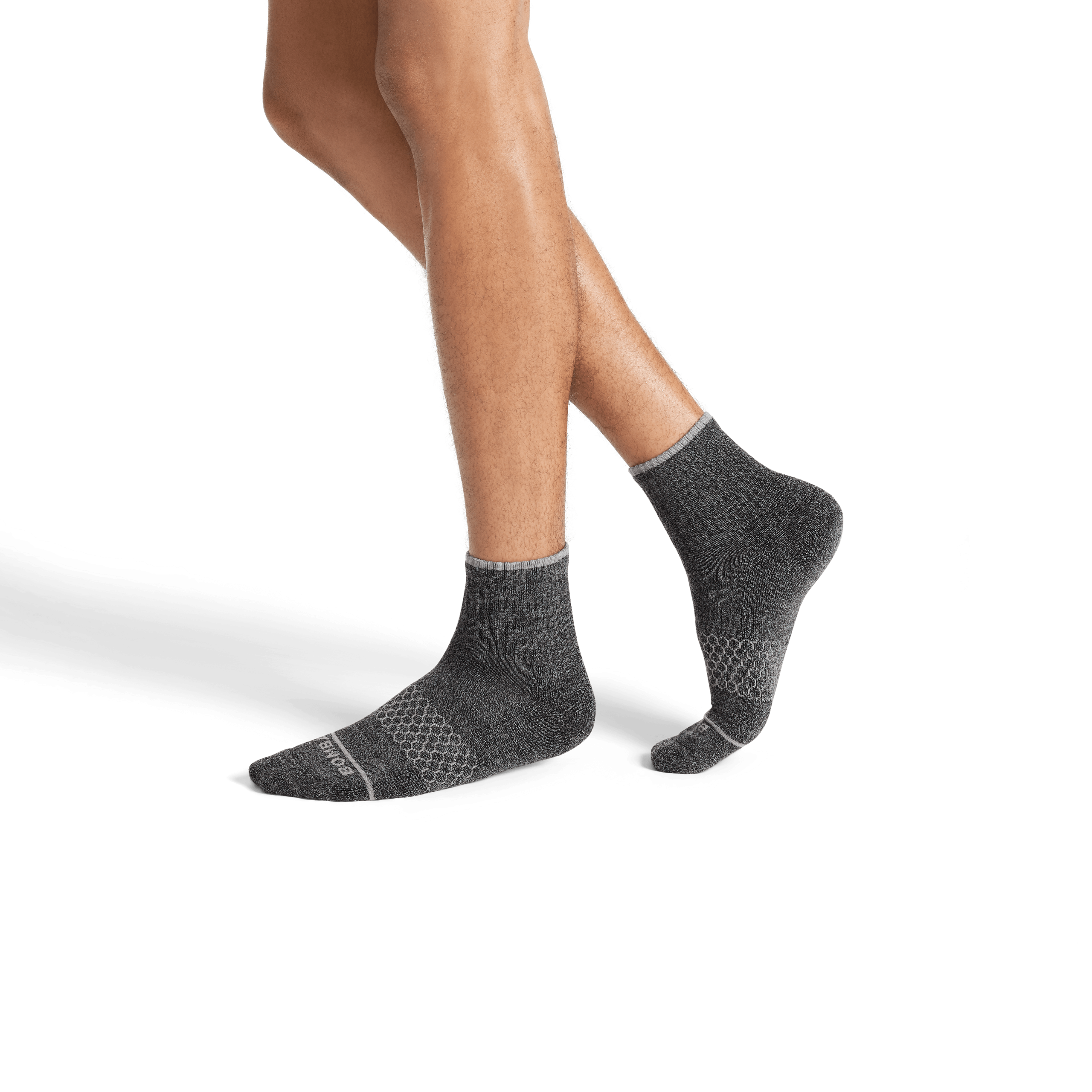 Men's Merino Wool Blend Quarter Sock 4-Pack - Image 4