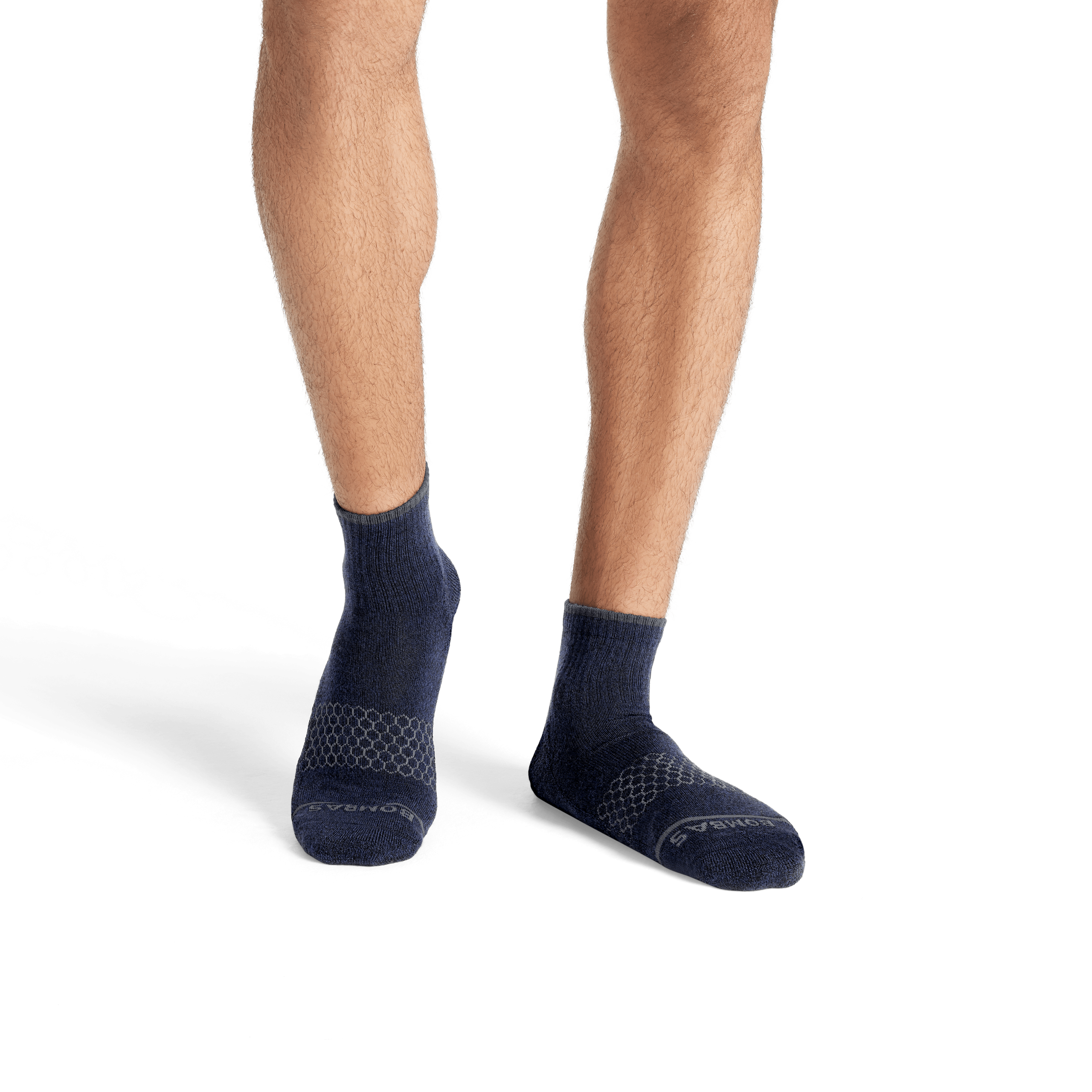 Men's Merino Wool Blend Quarter Sock 4-Pack - Image 2