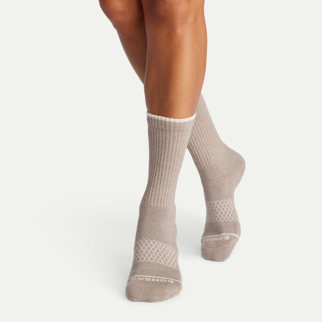 Women's Merino Wool Blend Calf Sock 4-Pack - Image 6