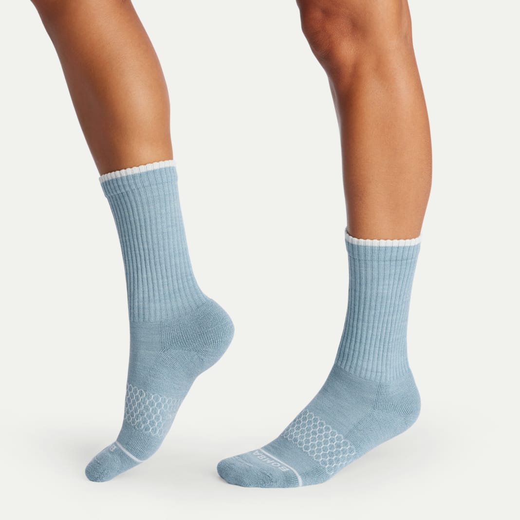 Women's Merino Wool Blend Calf Sock 4-Pack - Image 5