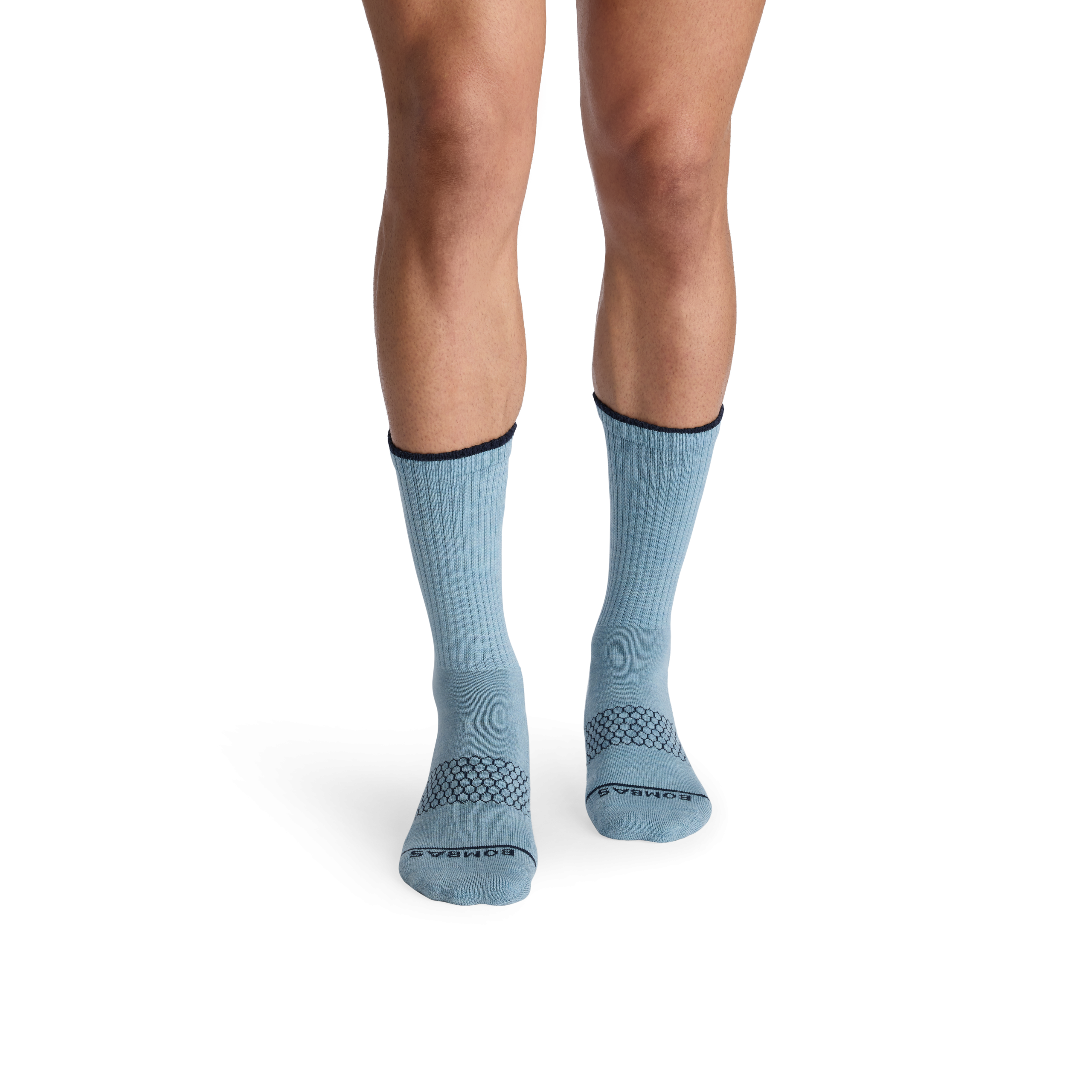 Men's Merino Wool Blend Calf Sock 4-Pack - Image 2