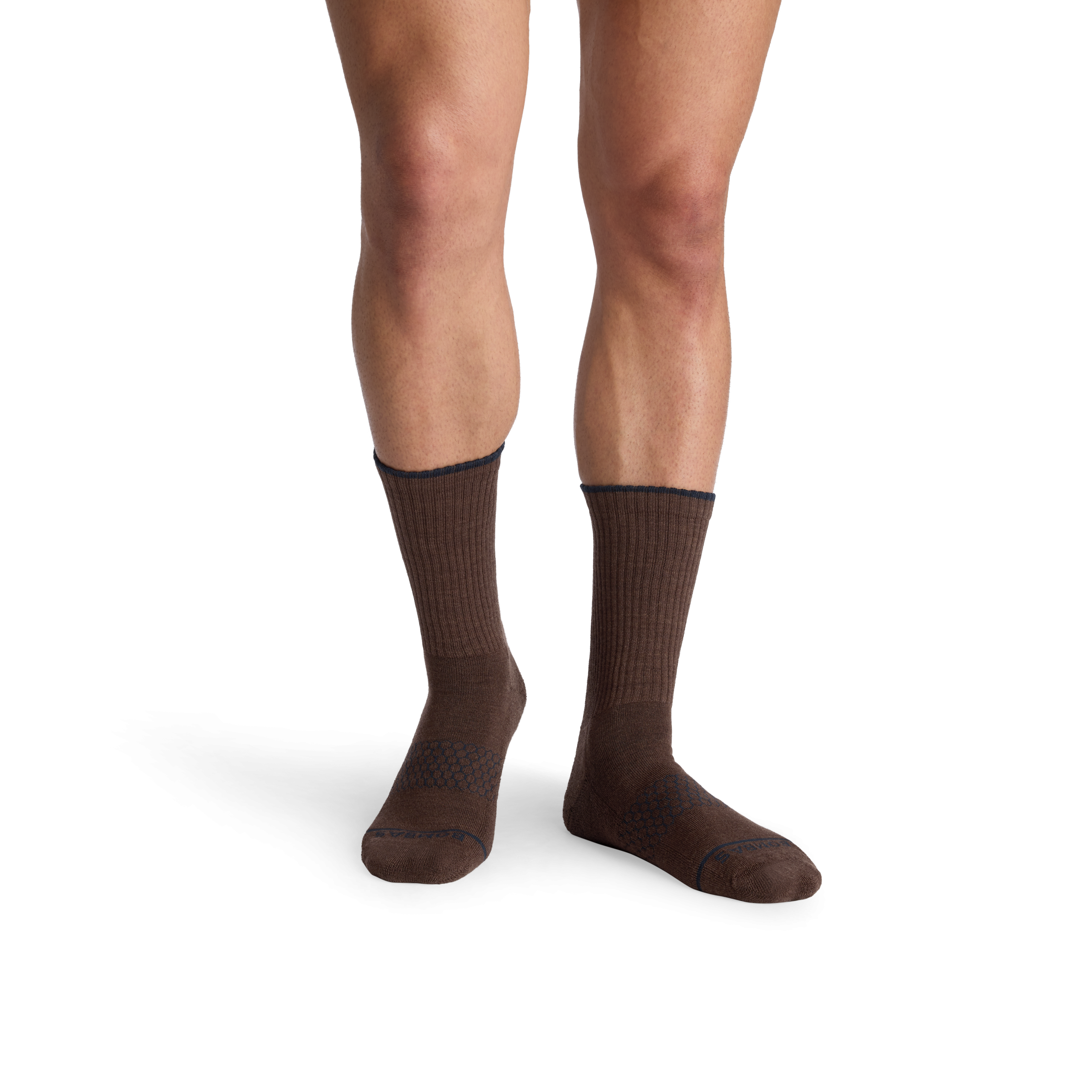 Men's Merino Wool Blend Calf Sock 4-Pack - Image 5