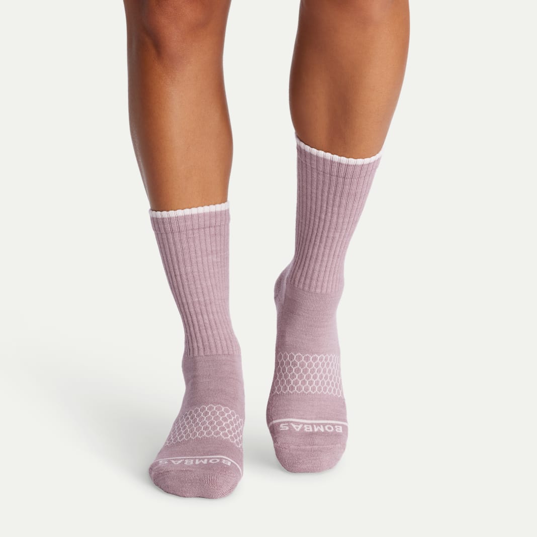 Women's Merino Wool Blend Calf Sock 4-Pack - Image 3