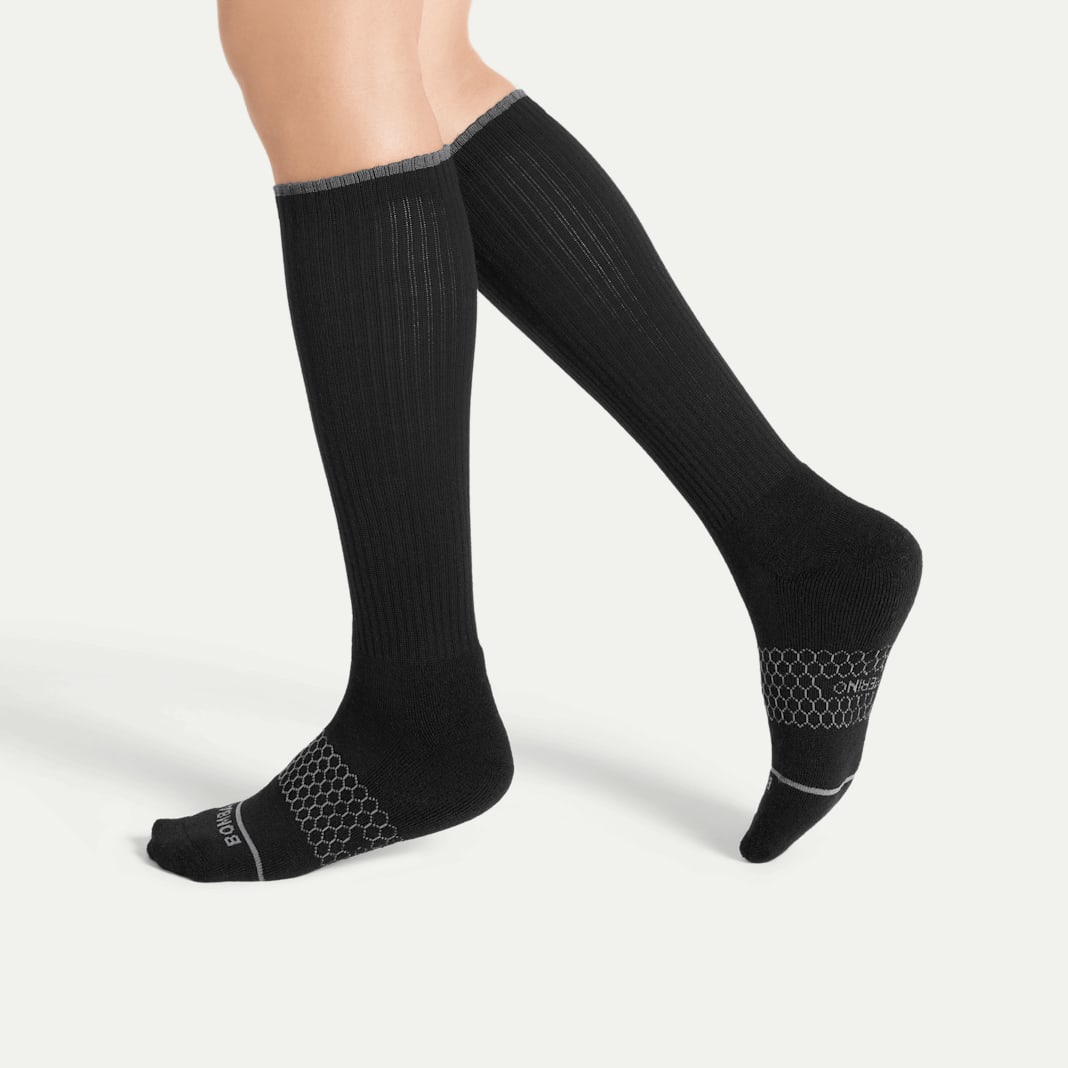 Women's Merino Wool Blend Knee-High Sock 4-Pack - Image 5