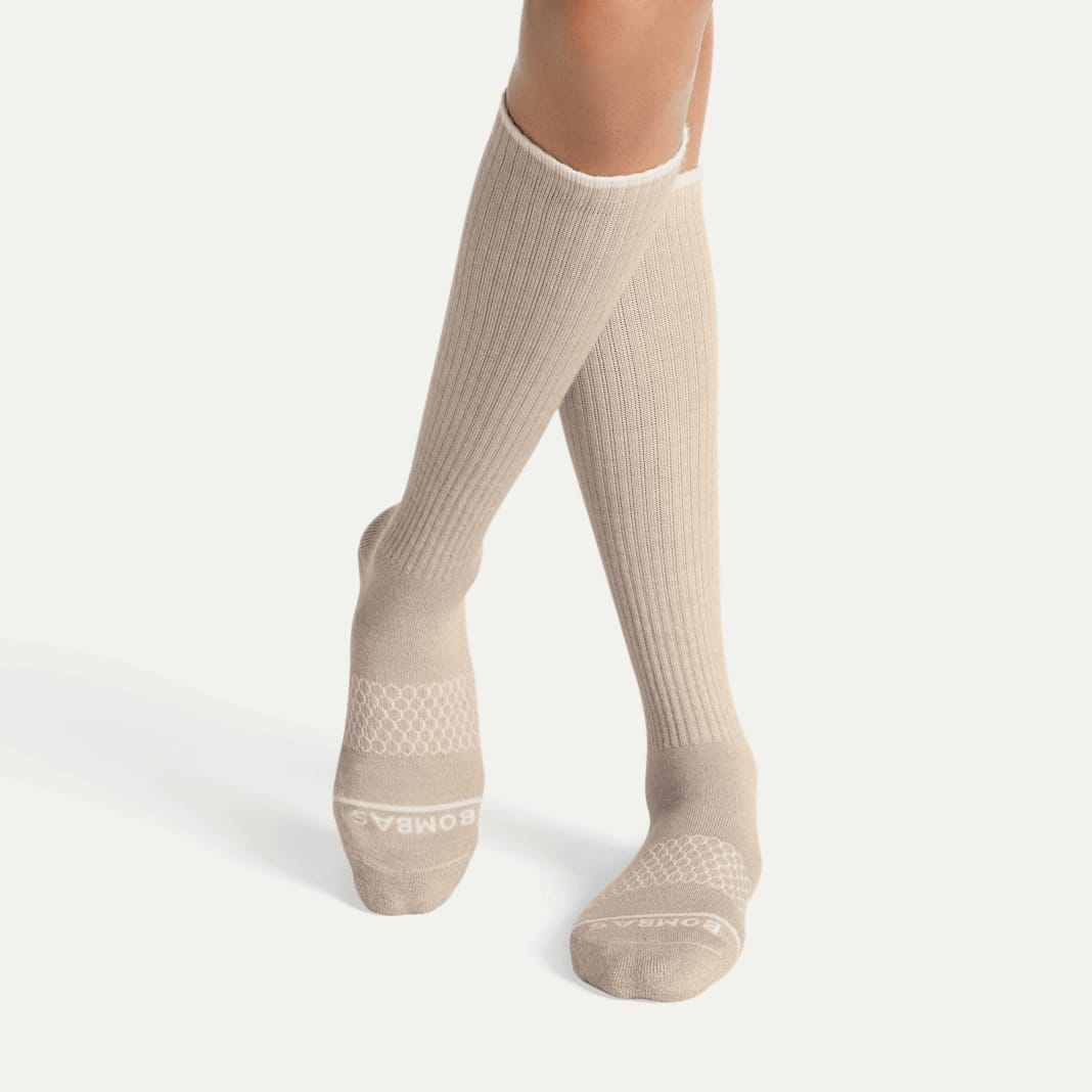 Women's Merino Wool Blend Knee-High Sock 4-Pack - Image 3