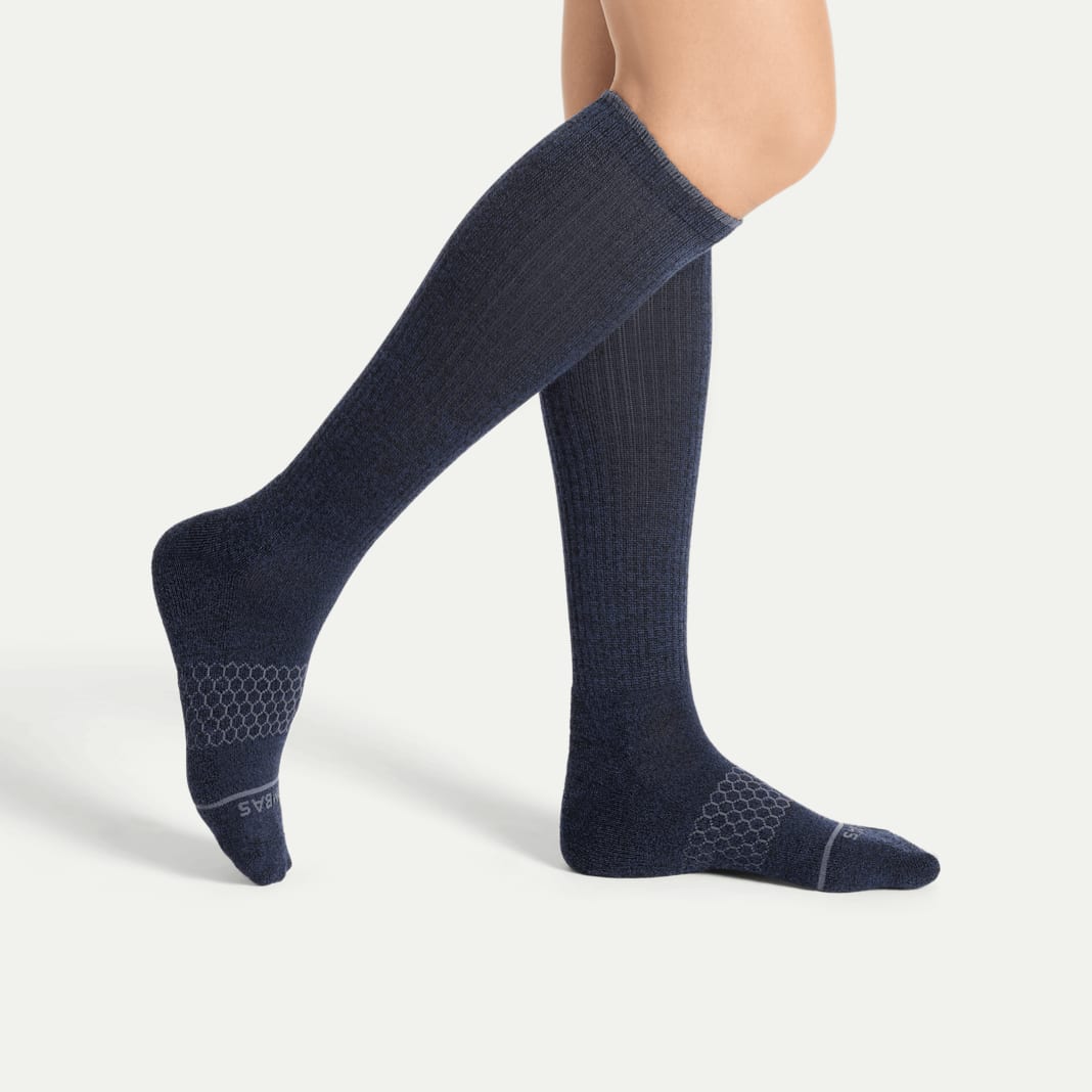 Women's Merino Wool Blend Knee-High Sock 4-Pack - Image 4