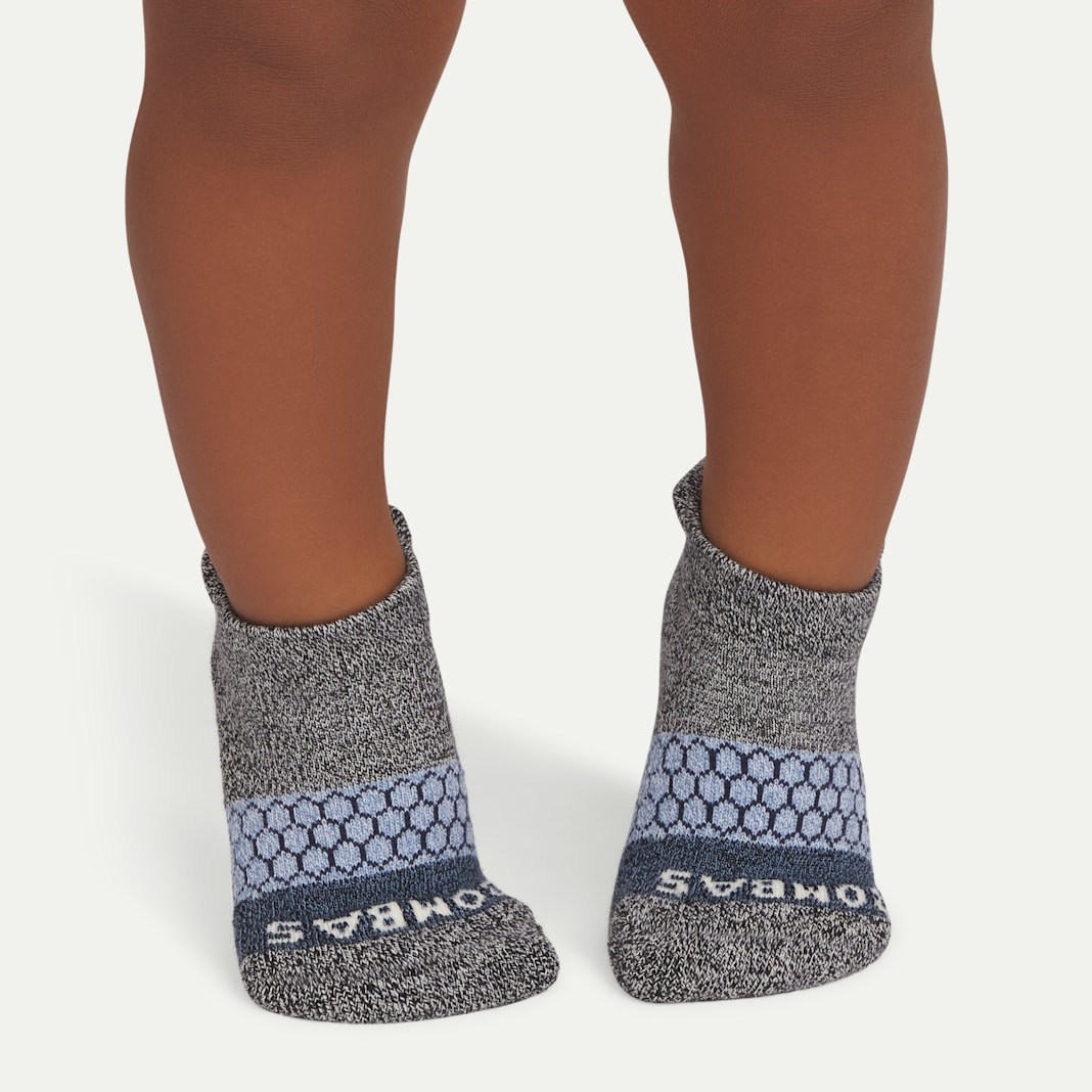 Toddler Tri-Block Gripper Ankle Sock 6-Pack - Image 5