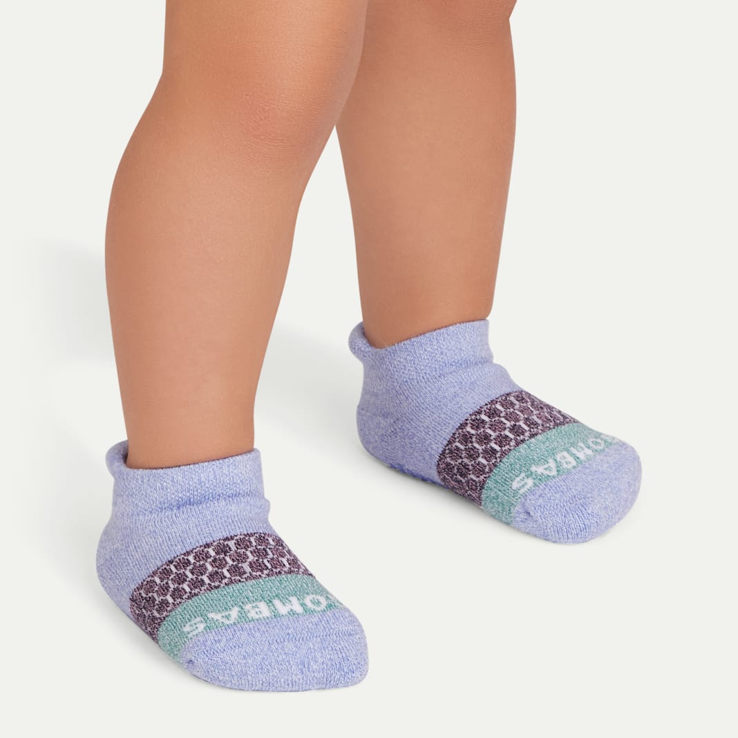 Toddler Tri-Block Gripper Ankle Sock 6-Pack - Image 2