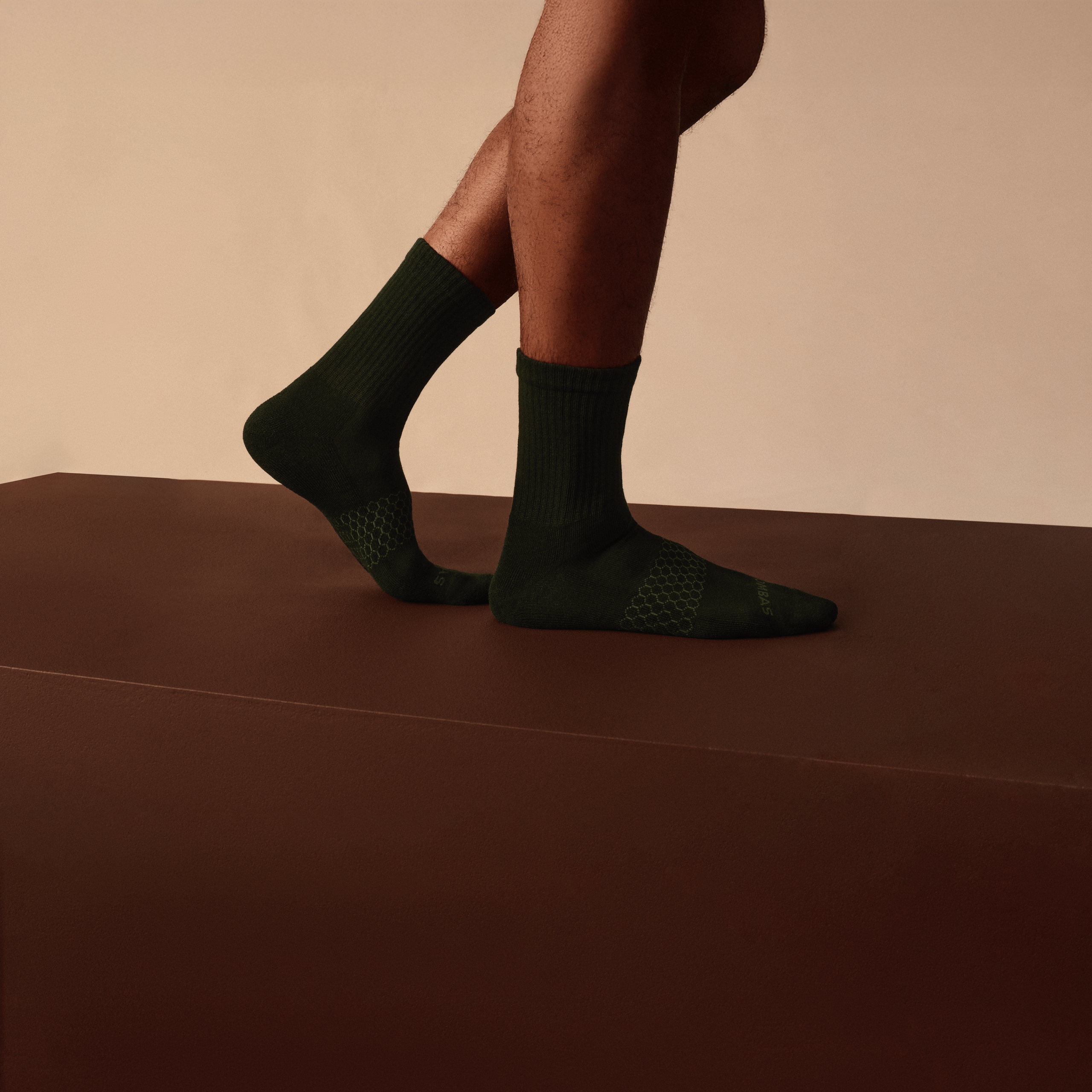 Men's Solids Half Calf Socks - Image 2