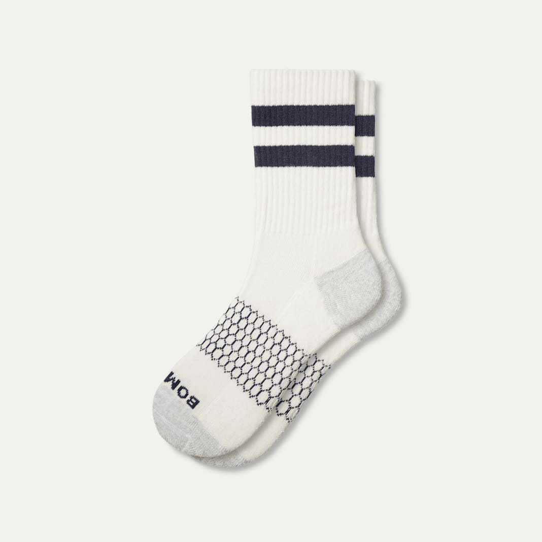 Men's Vintage Stripes Half Calf Socks - Image 6