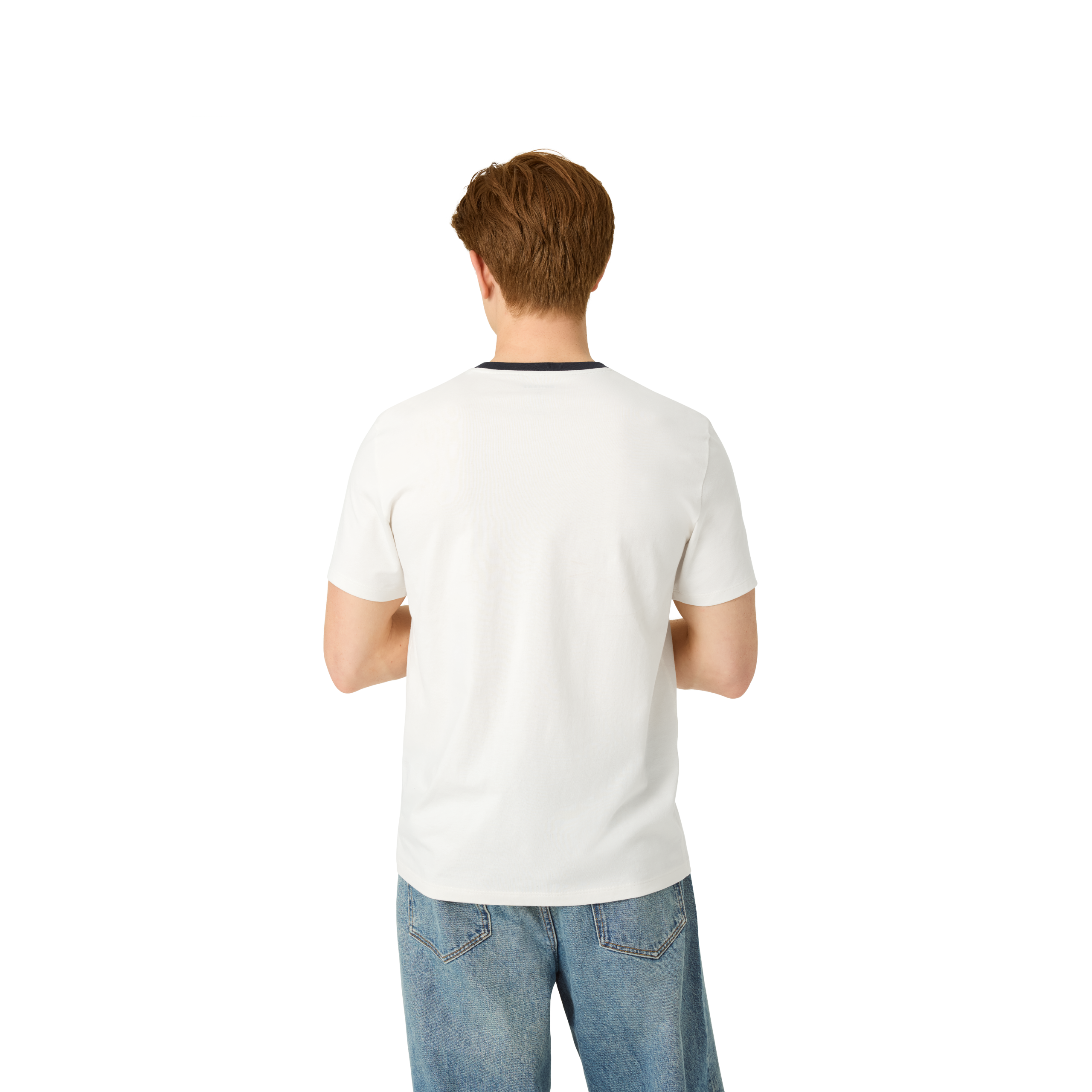 Men's Pima Cotton Crew Neck T-Shirt - Image 3