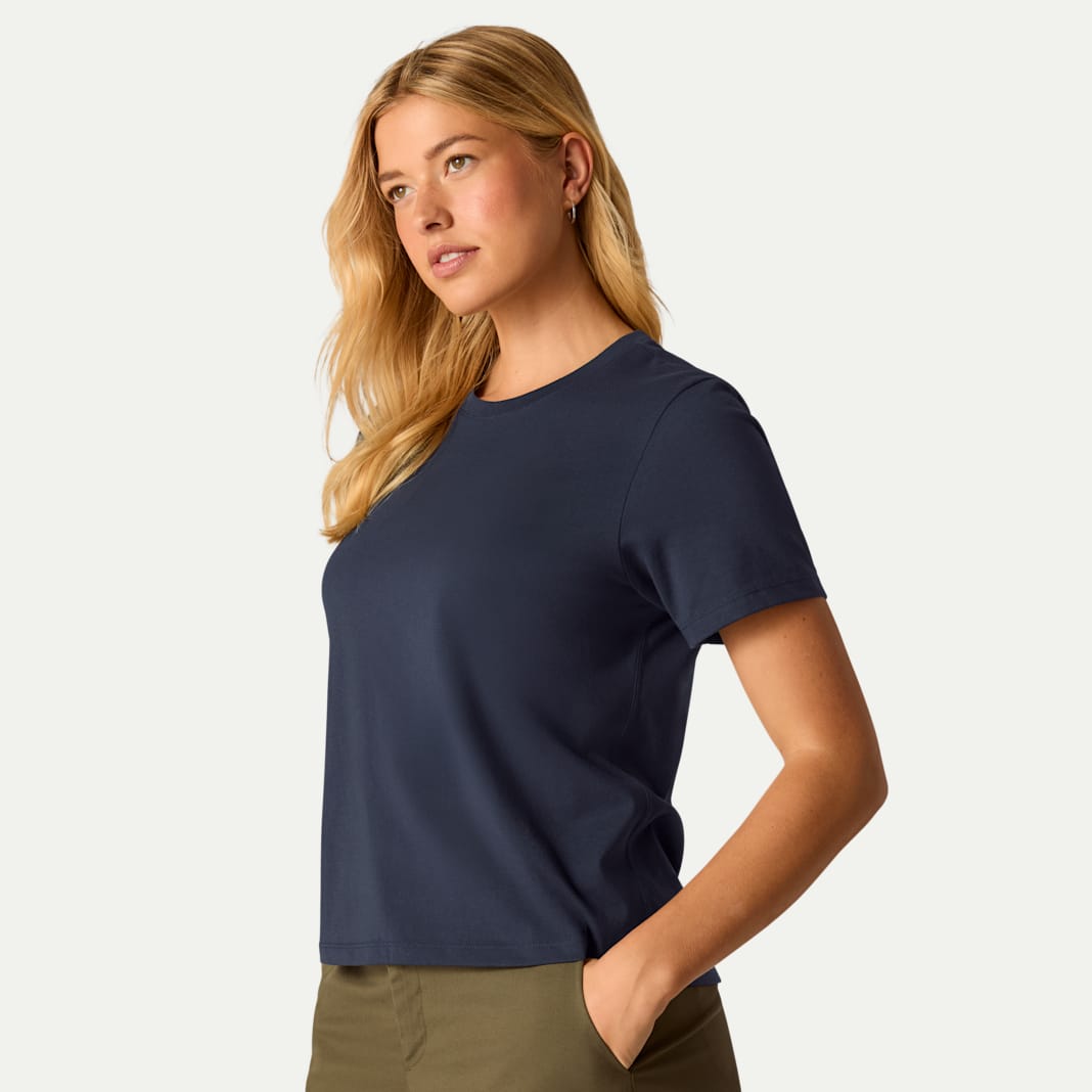 Women's Pima Cotton Crew Neck T-Shirt 6-Pack - Image 5