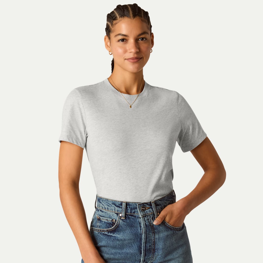 Women's Pima Cotton Crew Neck T-Shirt 6-Pack - Image 6