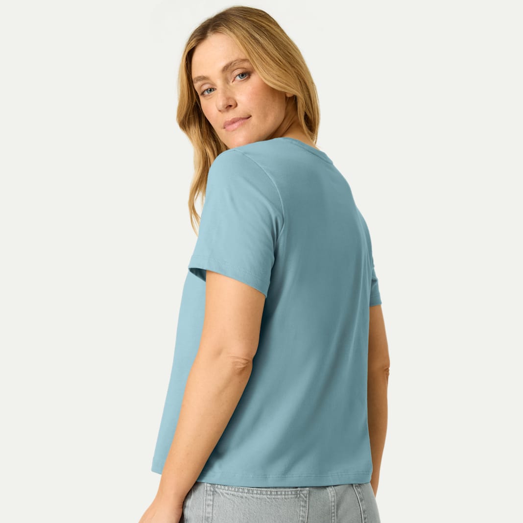 Women's Pima Cotton Crew Neck T-Shirt 3-Pack - Image 3