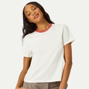 Women's Pima Cotton Crew Neck T-Shirt