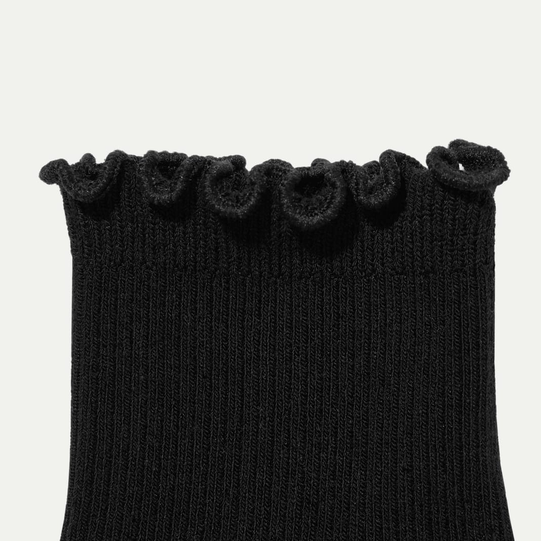 Youth Ruffle Rib Quarter Sock 4-Pack - Image 5