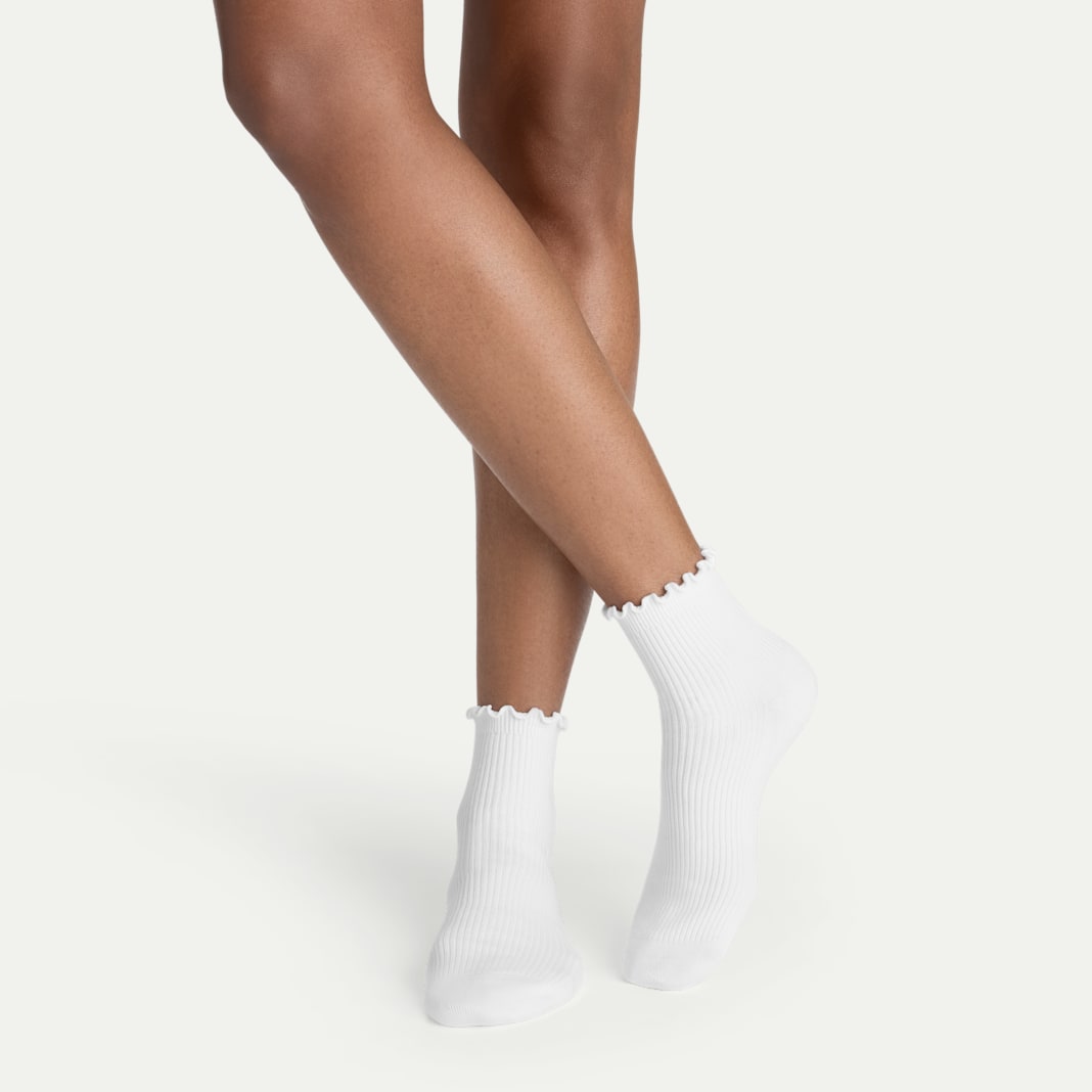 Women's Ruffle Rib Quarter Sock 8-Pack - Image 5
