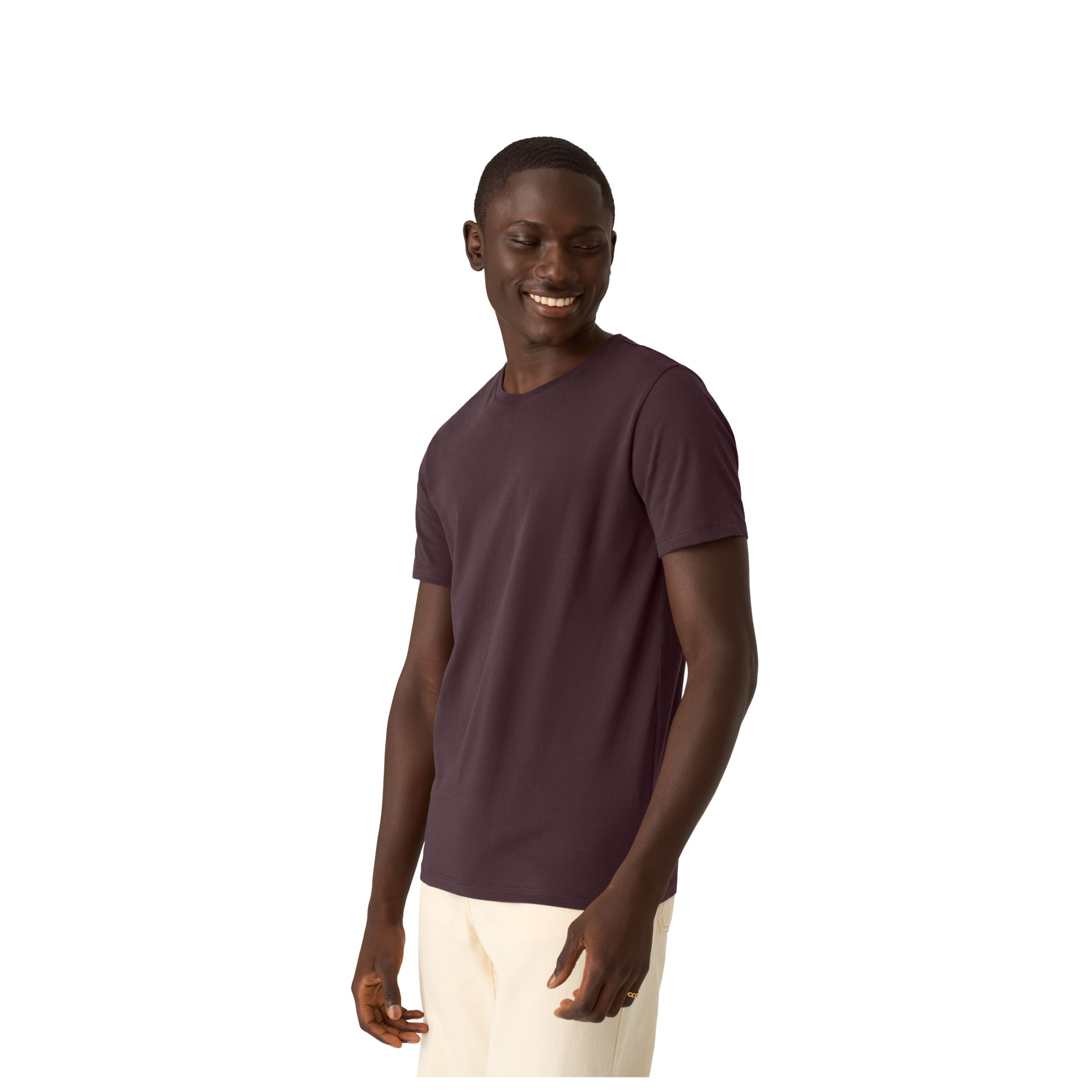 Men's Pima Cotton Slim Crew Neck T-Shirt - Image 6