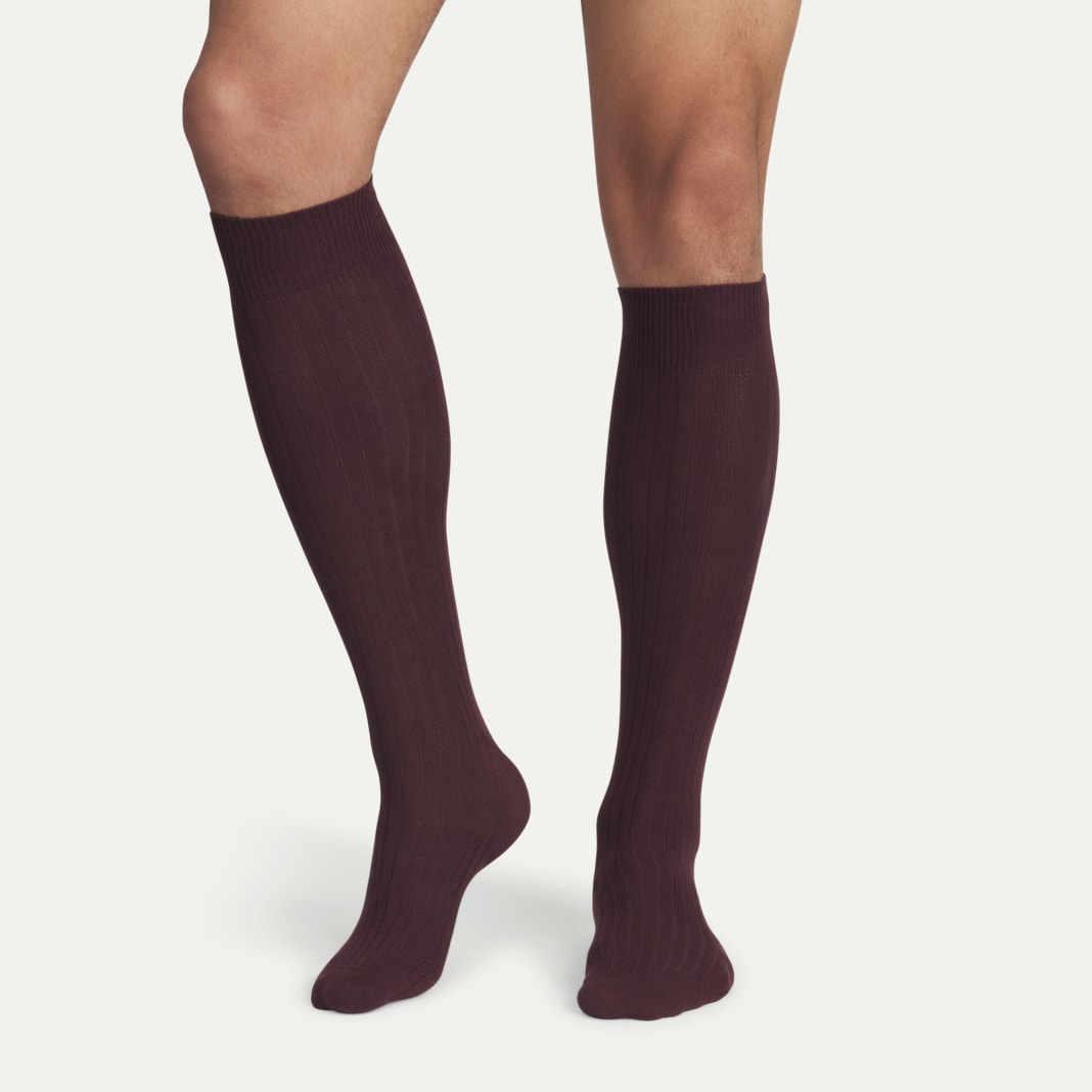 Men's Ribbed Dress Over the Calf Sock 4-Pack - Image 5