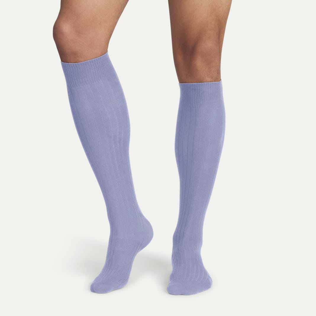 Men's Ribbed Dress Over the Calf Sock 4-Pack - Image 4