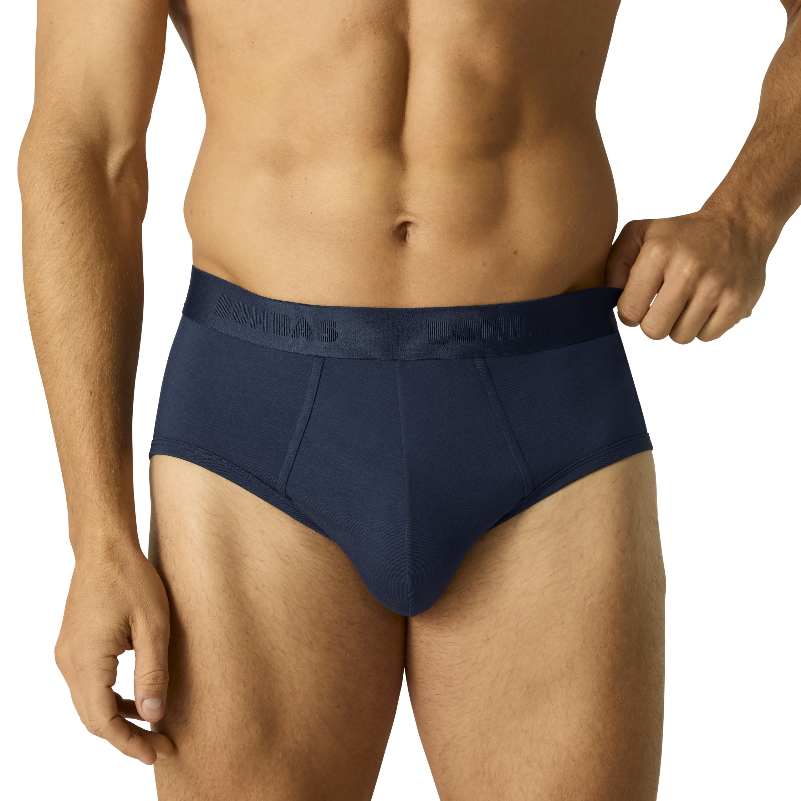 Men's Cotton Modal Blend Flyless Brief 3-Pack - Image 2