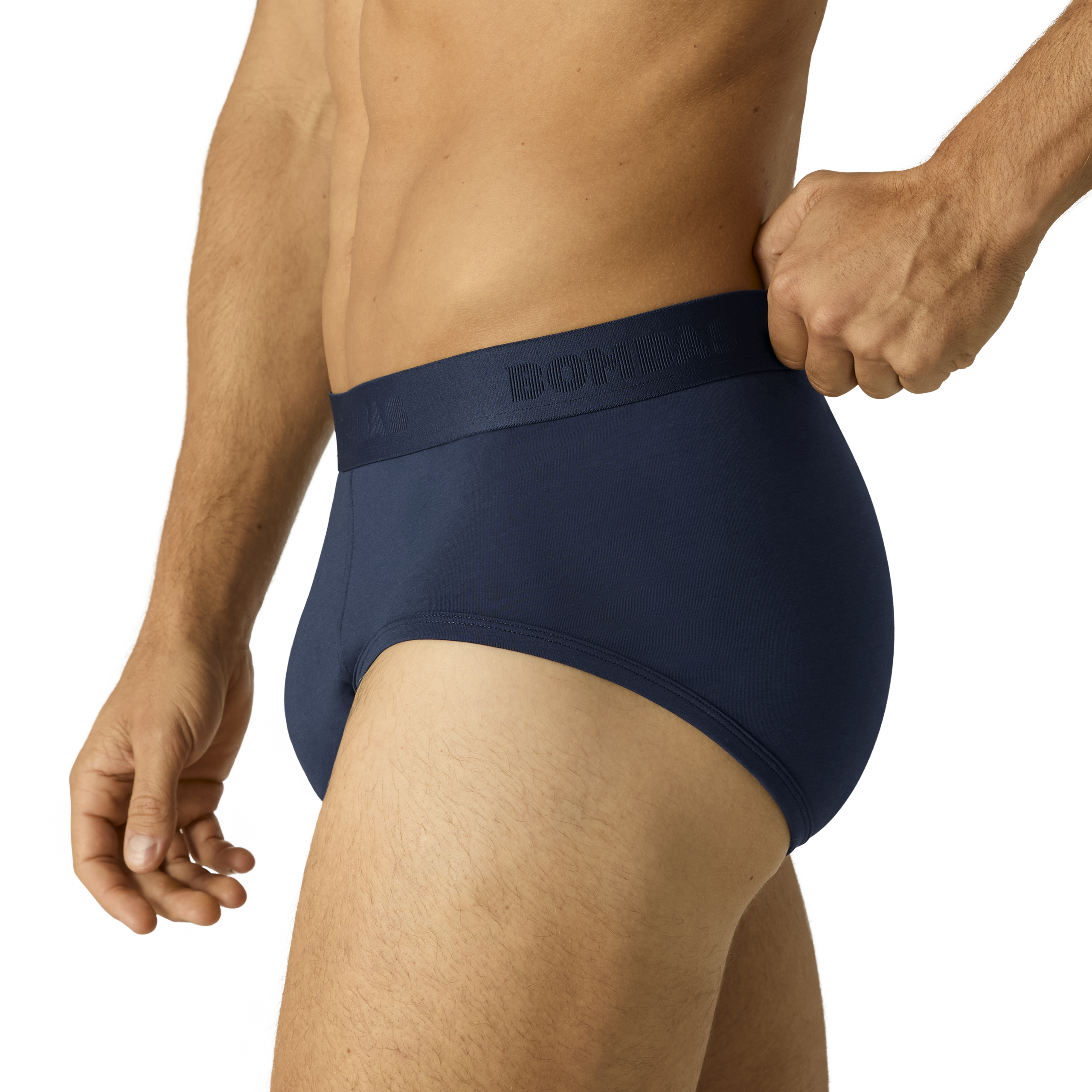 Men's Cotton Modal Blend Flyless Brief 3-Pack - Image 3