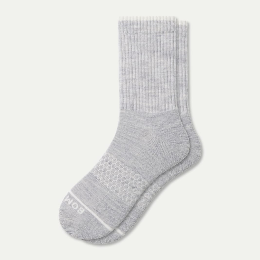 Women's Merino Wool Blend Half Calf Socks - Image 5