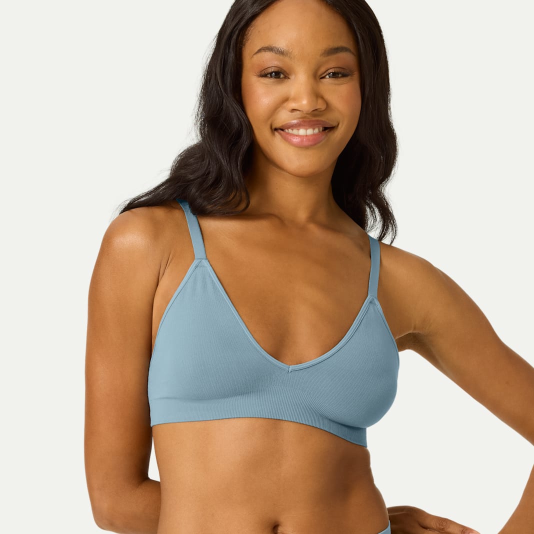 Women's Seamless Triangle Bralette 2-Pack - Image 3