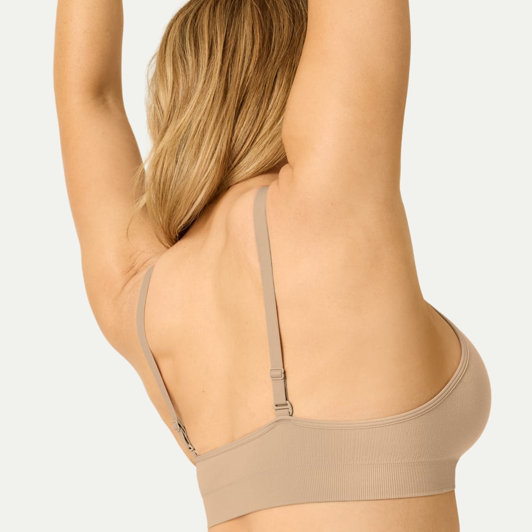 Women's Seamless Triangle Bralette + Thong Pack - Image 4