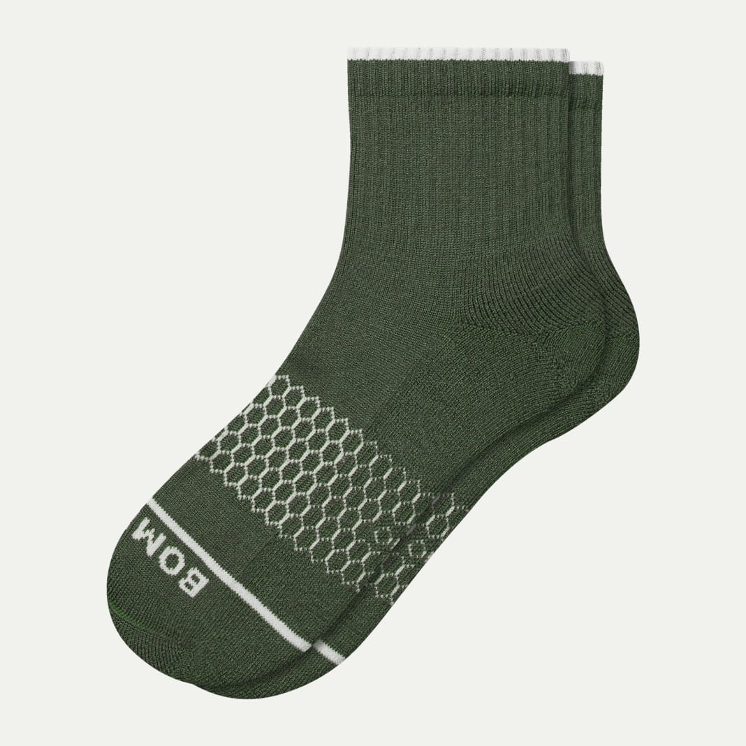 Women's Merino Wool Blend Quarter Socks - Image 5