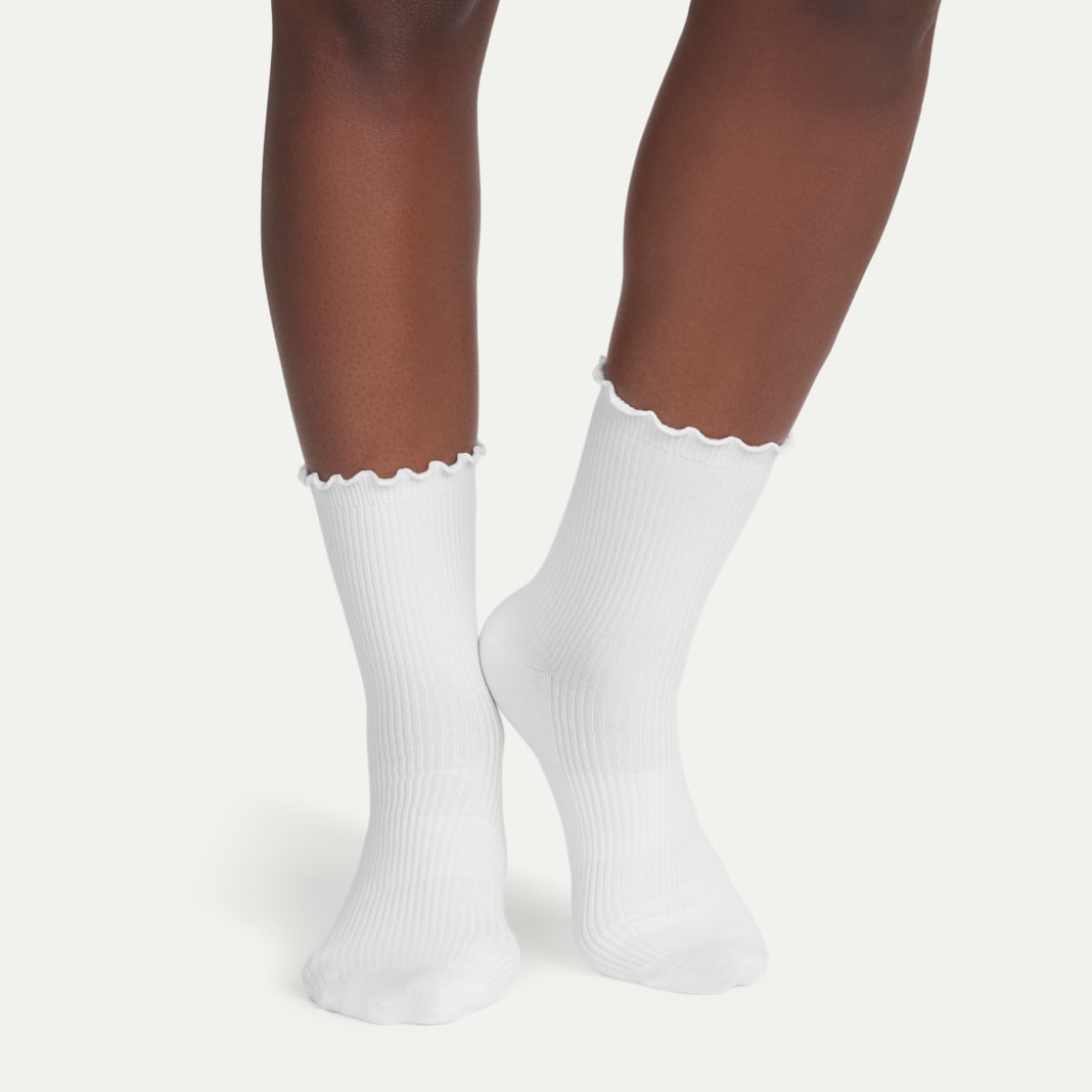 Women's Ruffle Rib Half Calf Sock 8-Pack - Image 3