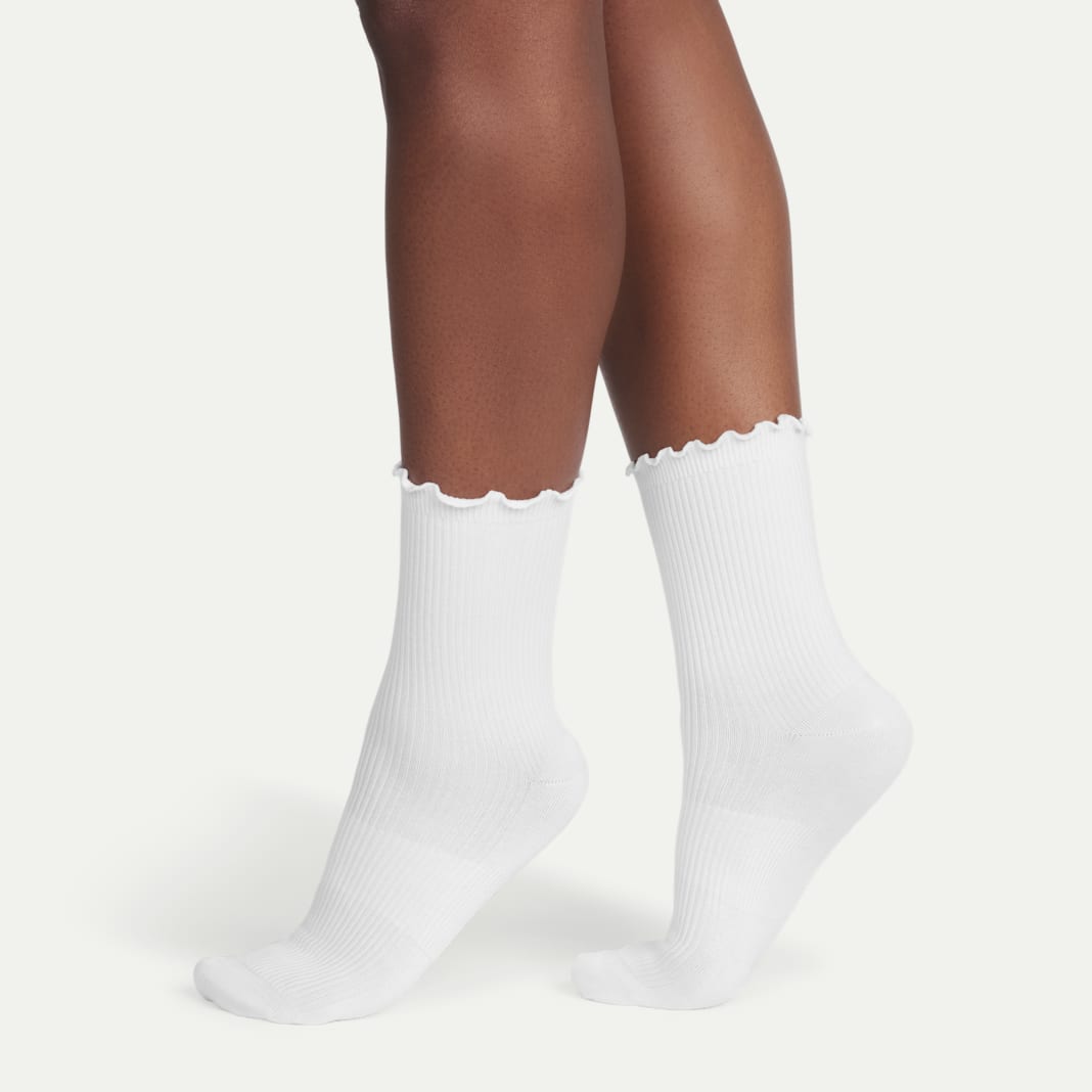 Women's Ruffle Rib Half Calf Sock 8-Pack - Image 4