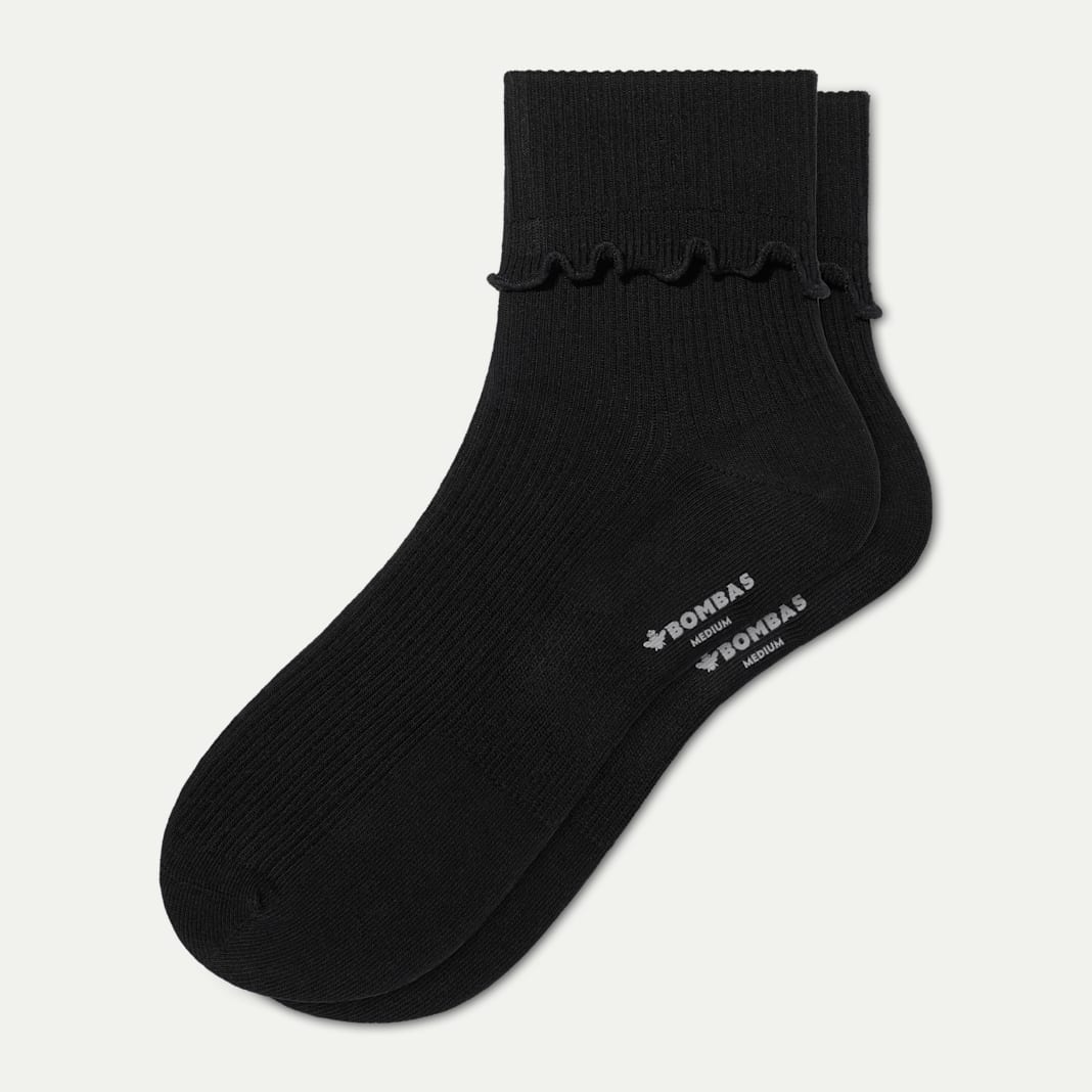 Women's Ruffle Rib Half Calf Sock 4-Pack - Image 5