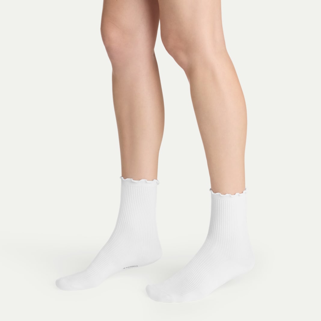 Women's Ruffle Rib Half Calf Sock 4-Pack - Image 2